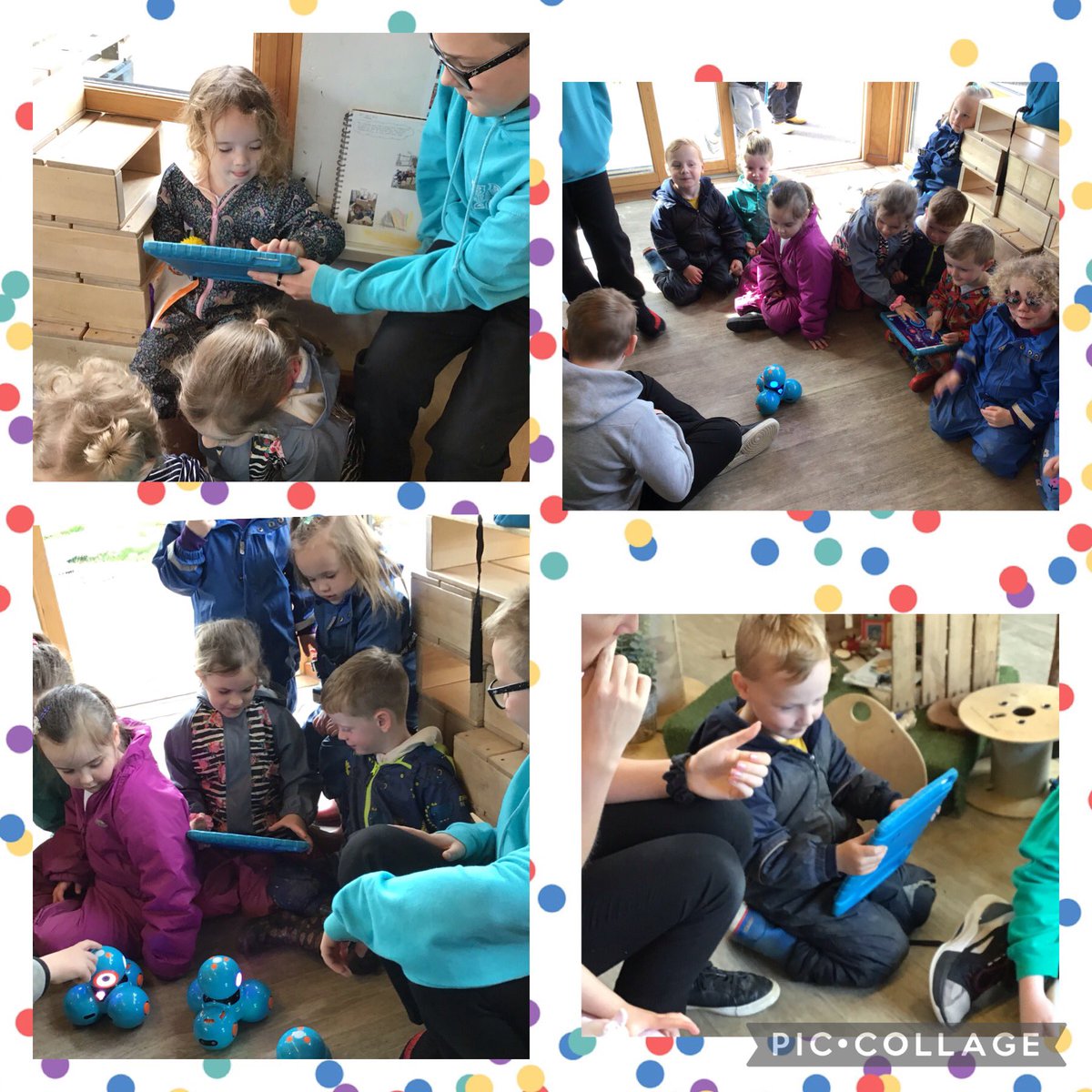 Today our digital leaders spent time at <a href="/BalmallochNC/">Balmalloch Nursery Class</a>. They were teaching the children how to use our dash robots. Lots of fun and laughs! <a href="/NLDigitalSchool/">Digital Learning and Teaching NL</a> <a href="/Schools_Digital/">Digital Schools</a>