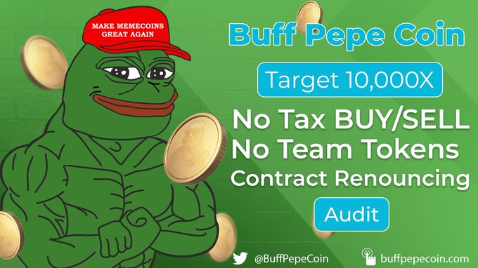 ATHena_DeFi's tweet photo. Got my eyes on the @BuffPepeCoin presale and fair launch!

#BuffPepeCoin is Audited, LP Locked, 0% Buy / Sell Tax, No Team Tokens and Contract will be Renounced!

Buff $PEPE Presale: https://t.co/QBP5xlb5Xk

Already 65+ #BNB over 10 BNB softcap!  

💬 https://t.co/qTkcExJkY0 https://t.co/BXB1AWH9Un