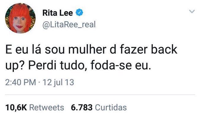 choquei's tweet photo. 🚨ÍCONE: Rita Lee viralizou com alguns de seus tuítes que até hoje são usados pelos internautas. https://t.co/UhirjvVNx8