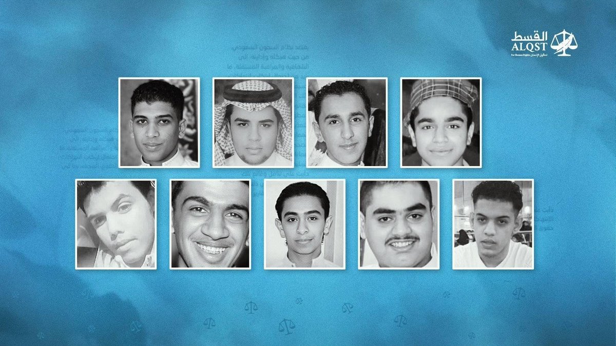 ALQST_En's tweet photo. 🚨 After grossly unfair trials, Saudi authorities recently issued death sentences to at least nine young men for crimes allegedly committed as minors, contradicting official claims to have ended this violation of international human rights law.
➡️: https://t.co/e94QTbr9ea https://t.co/5RQ6ZR5622