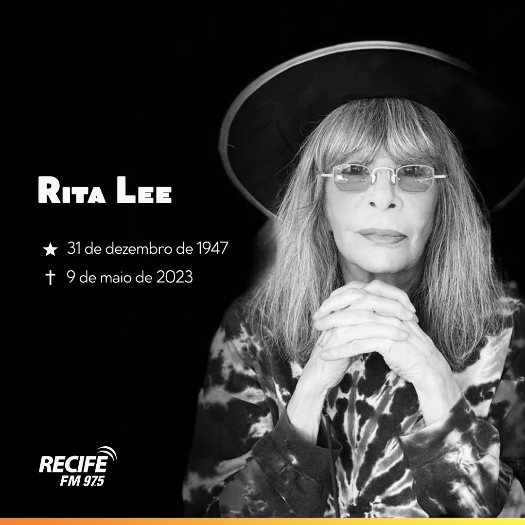 🎶 Pra que
Sofrer com despedida?
Se quem parte não leva,
Nem o sol, nem as trevas
E quem fica não se esquece 🎶

Nossa homenagem a eterna Rita Lee 🖤

#recifefm #ritalee