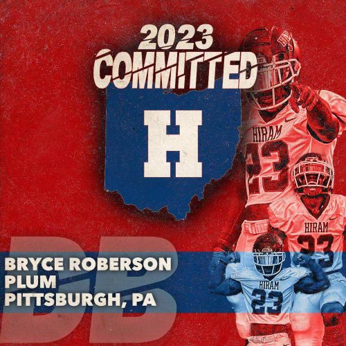 Official commitment, thank you everyone who recruited me. <a href="/Coach_Niles/">Tanner Niles</a> <a href="/Hiram_Football/">Hiram College Football</a>