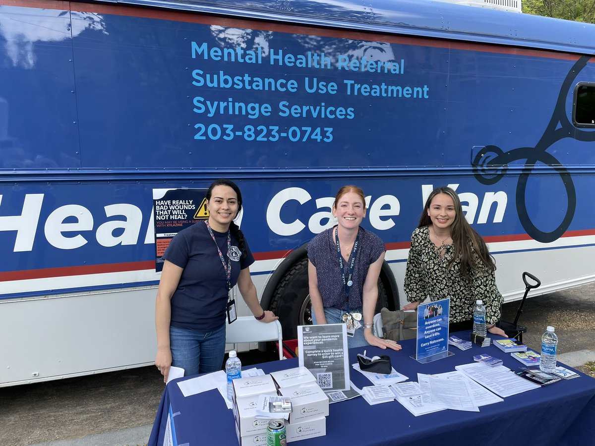 The Community Health Care Van partnered with the New Haven Health Department to raise awareness for #fentanylawarenessday.

CHCV staff is on the New Haven green providing harm reduction services and fentanyl test strips to the public.