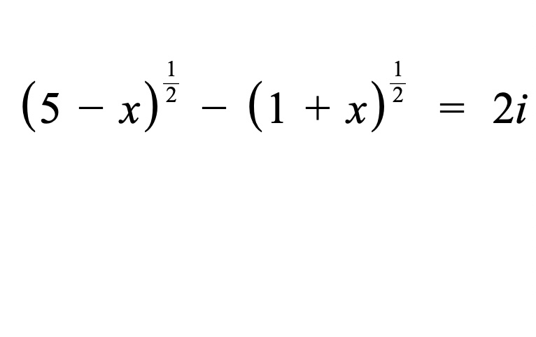 USDescartes's tweet image. #Math #ComplexNumbers

Last month I posed the following problem, but using the √ symbol, so I was only asking about the principal square roots. 

Here, I am asking about the Complex multi-valued square root function!  

I haven&apos;t actually done this one yet, but it looks fun!