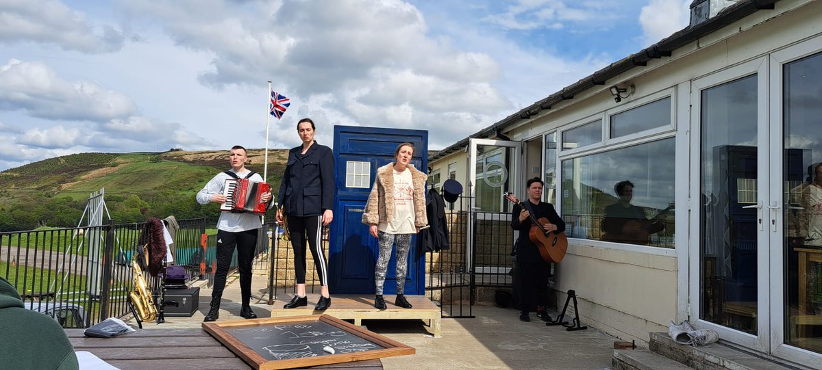 We've got a weather window for an outdoor rehearsal. <a href="/gitikabuttoo/">gitikabuttoo</a> is putting the team through their paces at <a href="/CuckoosCricket/">Marsden Cricket Club</a> ahead of our now SOLD OUT opening night with <a href="/MarsdenHub/">Marsden Mechanics</a>!
