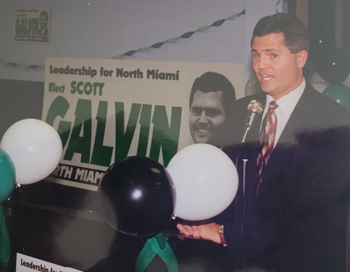 scottgalv's tweet photo. I was elected to the North Miami City Council twenty-four years ago today! Thanks for allowing me to continue on this wonderful journey. #get2nomi https://t.co/NSWSSLunyg