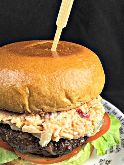 pattietierney's tweet photo. It’s new release day for The Great American Burger Book from @ABRAMSbooks. This is one that you are really going to want to sink your teeth into. I highly recommend the Pimiento Cheese Burger. #AbramsDinnerParty https://t.co/5CMhdGZaci