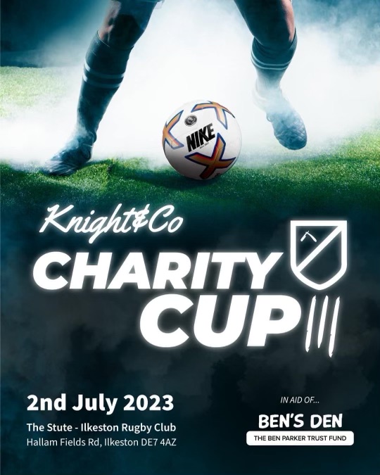 KnightandCoFC's tweet photo. We are buzzing to announce our third annual charity 6-a-side tournament in aid of @BensDenCharity! There is still some space for any teams to enter so please feel free to drop us a message if you have any questions or fancy entering #MoreThanJustABarbershop https://t.co/lX6aQhPiap