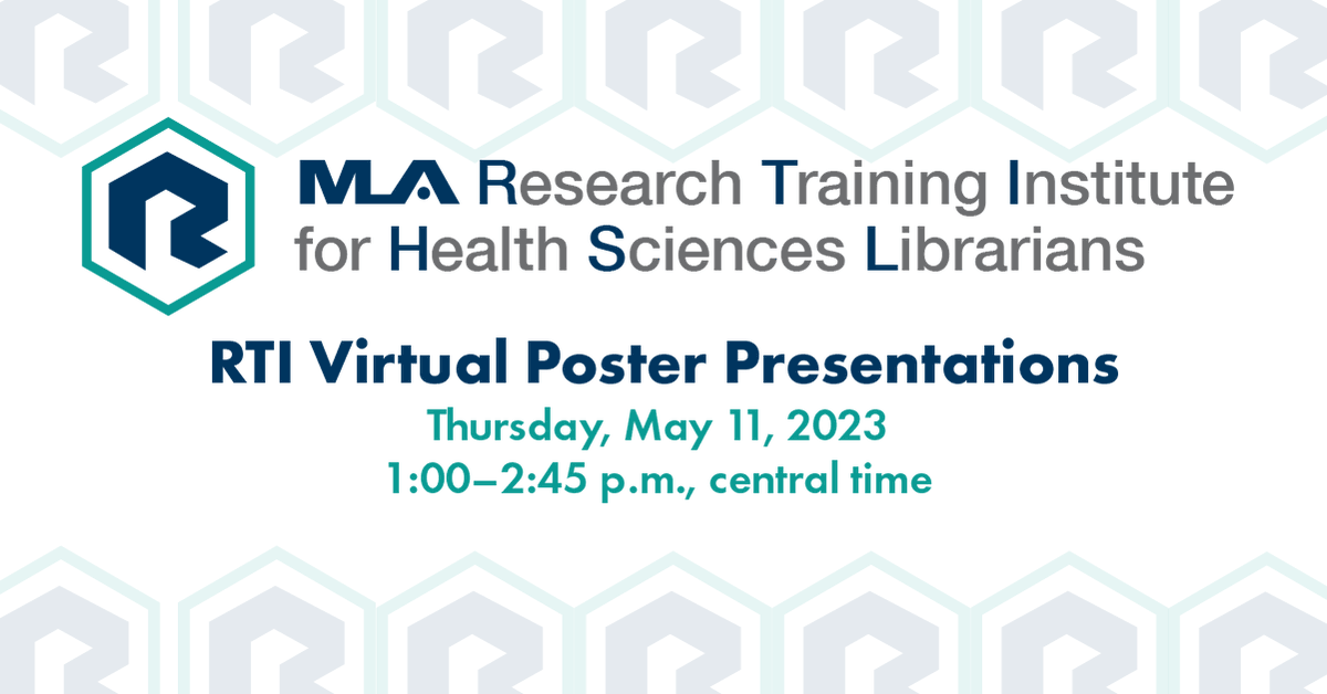 Join us on Thursday!

The session will host  16 engaging presentations by 2022 Fellows who will present their research works.

Learn more: mlanet.org/p/cm/ld/fid=20…
<a href="/MedLibAssn/">Medical Library Assn</a>