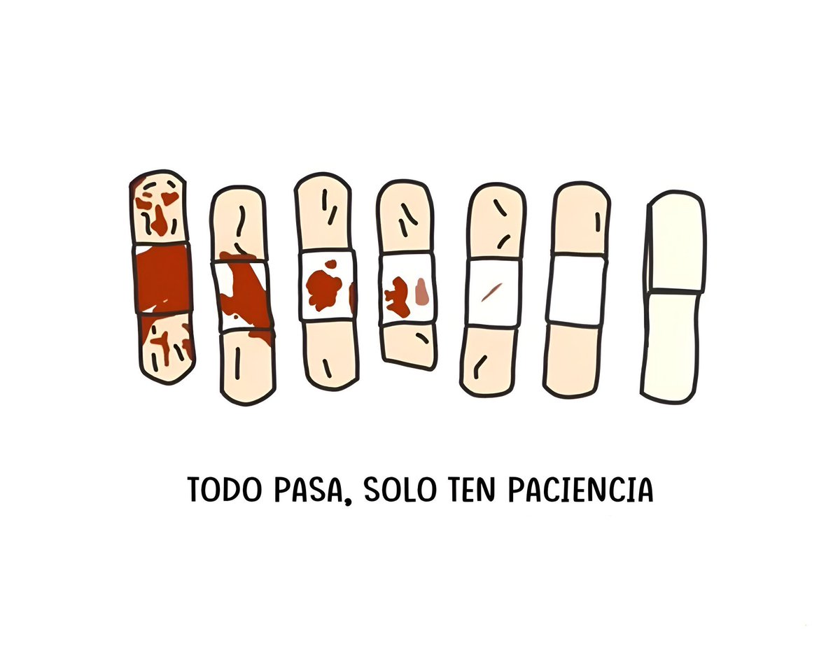 Poco a poco, ten paciencia.❤️‍🩹