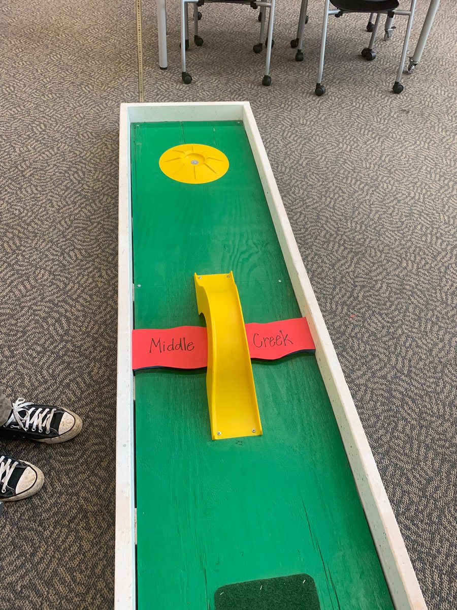 PrincipalPeckha's tweet image. We’ve got quite the “Masters” tournament going today between our Master Teacher- Mr. Vickery and the #StrongStable! SHOUT OUT to @WestLakeElem  for use of this AMAZING course! @mchsmustangs