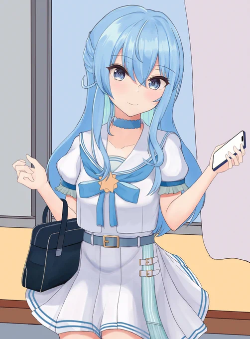 wip。 口は仮置き。どういう表情にするかは明日の自分に託します。 今回は背景も頑張ってみる回。
