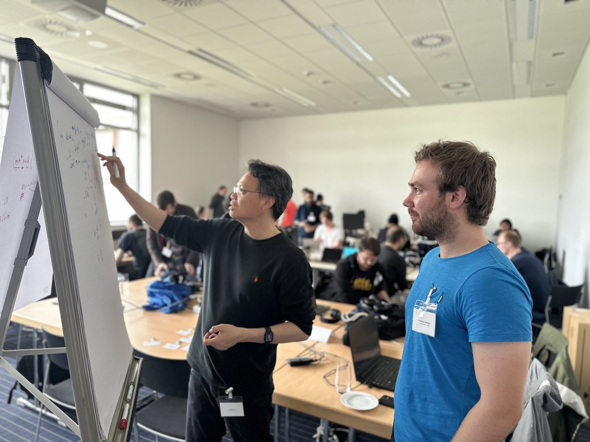 FZ Jülich-JSC (@fzj_jsc) on Twitter photo Today is the first on-site day of the Helmholtz GPU Hackathon. This morning, the 10 teams presented their strategy for the next 3 days. Since then, everyone is busy with profiling, optimizing, and various other hacking things. <a href="/OpenACCorg/">OpenACC</a> <a href="/NVIDIAAI/">NVIDIA AI</a> <a href="/HIDAdigital/">Helmholtz Information & Data Science Academy HIDA</a> <a href="/HZDR_Dresden/">HZDR @HZDR@helmholtz.social</a> Today is the first on-site day of the Helmholtz GPU Hackathon. This morning, the 10 teams presented their strategy for the next 3 days. Since then, everyone is busy with profiling, optimizing, and various other hacking things. <a href="/OpenACCorg/">OpenACC</a> <a href="/NVIDIAAI/">NVIDIA AI</a> <a href="/HIDAdigital/">Helmholtz Information & Data Science Academy HIDA</a> <a href="/HZDR_Dresden/">HZDR @HZDR@helmholtz.social</a>