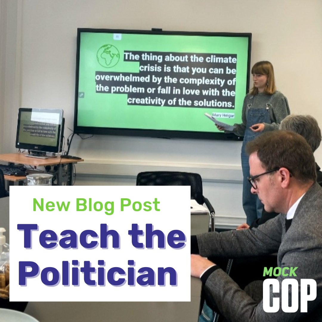 Mock_COP's tweet photo. Our new blog explains about Teach the Politician project and how it provides young people with the tools and resources they need to make a difference in climate change🌍️

Read full blog here: https://t.co/aUZAZo9wi6

#TeachthePolitician #MockCOP #climateeducation #ClimateCrisis https://t.co/VnwkadvgeD