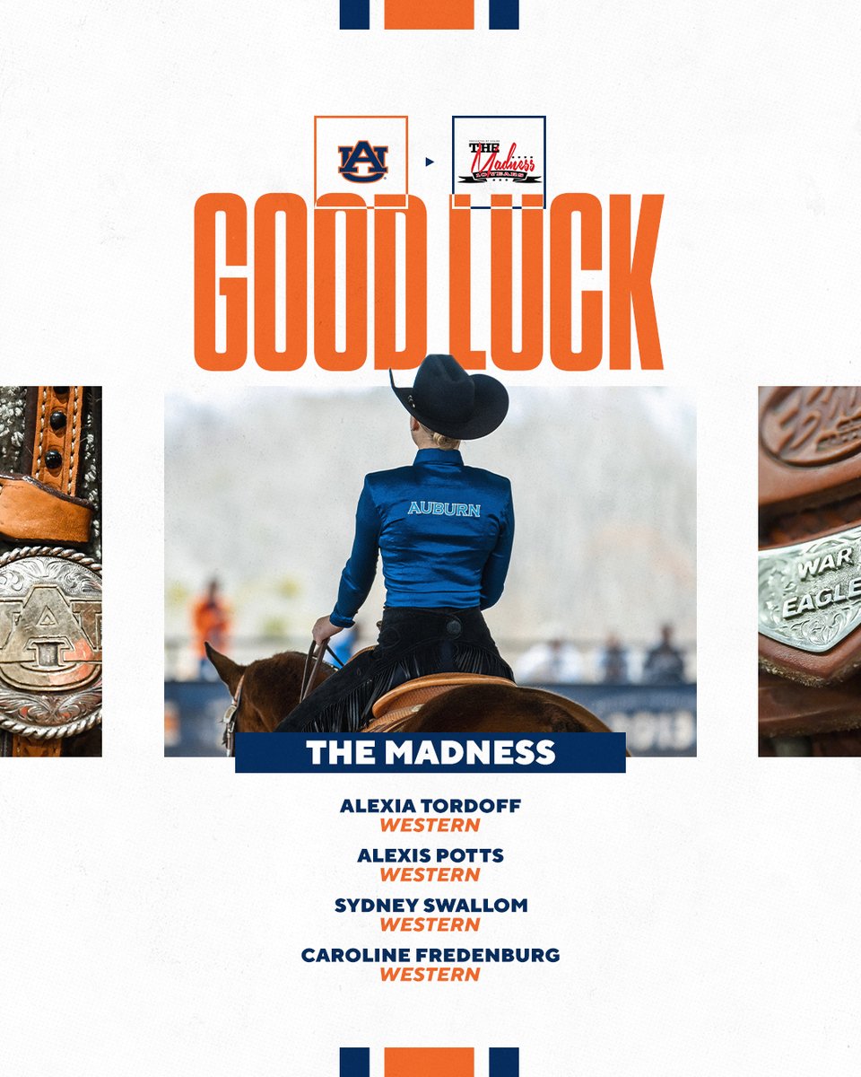 𝙂𝙊𝙊𝘿 𝙇𝙐𝘾𝙆 to our Tigers competing at The Madness this week! 

#WarEagle