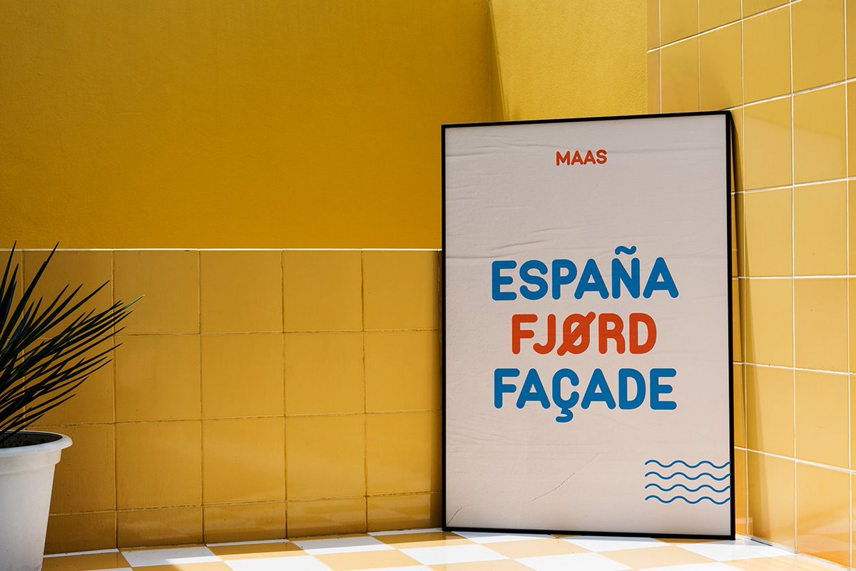 designbymike's tweet photo. Introducing Maas - a handcrafted sans-serif round font family created by Mike Zuidgeest in Rotterdam. With 18 styles, it's perfect for marketing campaigns and advertising. #MaasFont #Typography #Design #Advertising #Marketing #SansSerif https://t.co/pBUq5k8XCJ https://t.co/XACqBfYweP