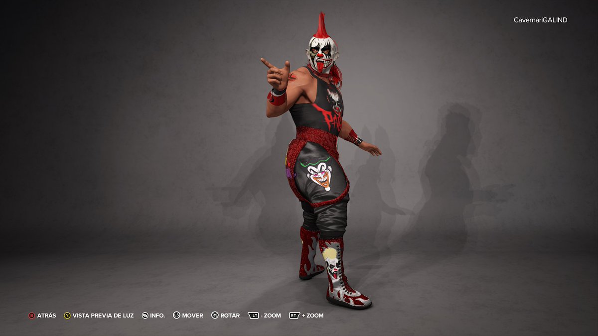 DarioAbtonio's tweet photo. Psycho Clown V2
Hair glitch
Tag: #luchagames https://t.co/JDen0sH59U