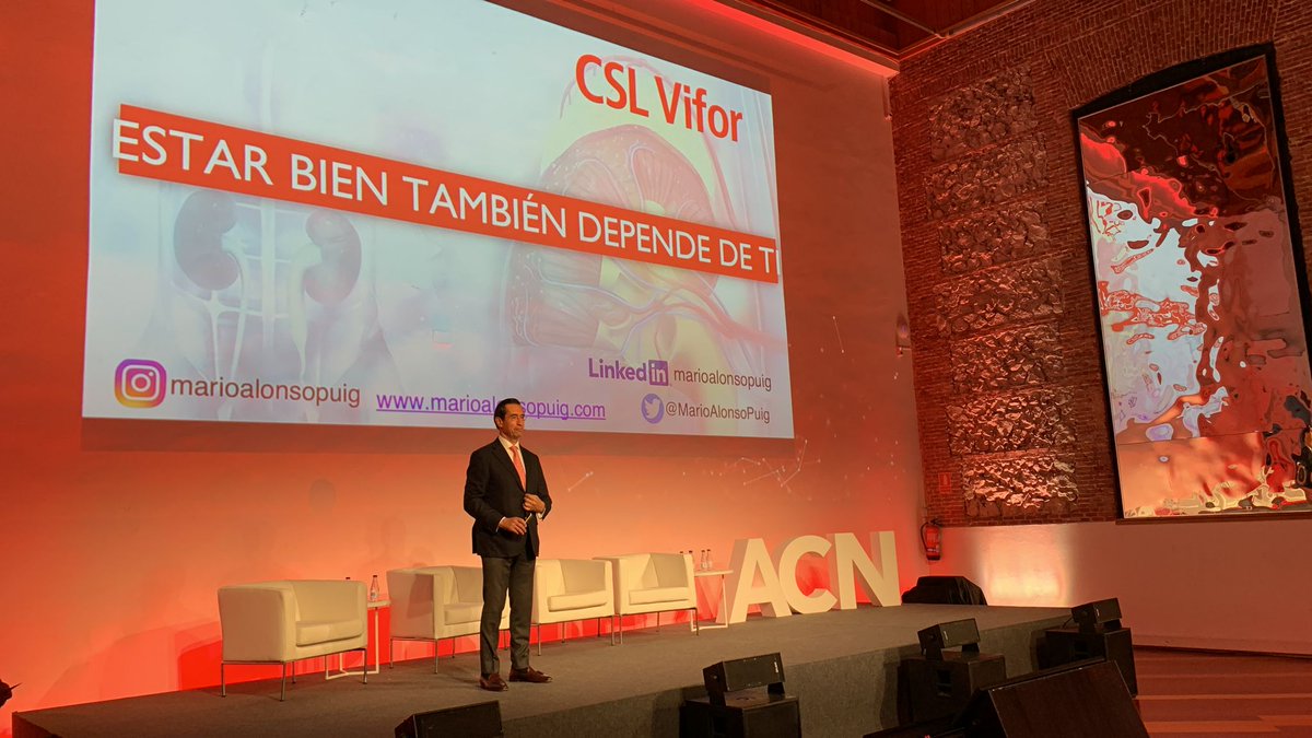CSL_spain's tweet photo. Llegamos a la última ponencia "It's a wonderful life: Estar bien también depende de ti" ⚕️
 
El Dr. @MarioAlonsoPuig cierra la 7ª edición de Avances y Controversias en #Nefrología. 
 
#ACN2023 https://t.co/Wkw1BgoWEL