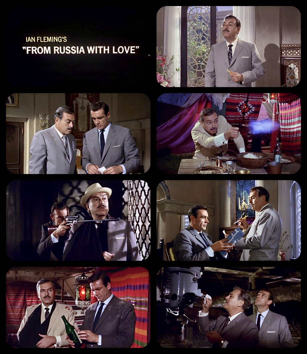 Remembering the late 🇲🇽Mexican actor #PedroArmendáriz  (9 May 1912 – 18 June 1963) born #OnThisDay in Mexico City, seen here in his role as head of MI6 Station T in Istanbul, Ali Kerim Bey in the 2nd #JamesBond film “FROM RUSSIA WITH LOVE” (1963)

🎬#FilmTwitter

#BondTwitter