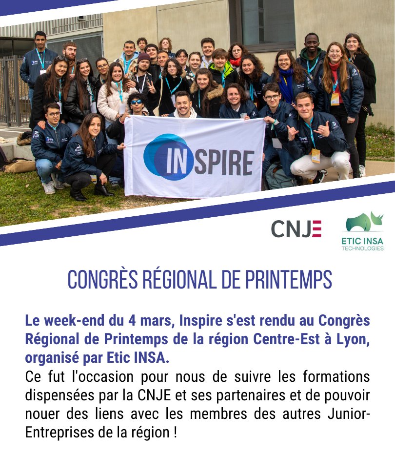 Inspire_Telecom's tweet photo. Voici la Newsletter de Mars - Avril, avec un nouveau design ! ✨ 
Deux mois chargés pour Inspire, mais surtout une période riche en projets et expériences, marquée par le changement de mandat. 🙌
#newsletter #weareje #cnje https://t.co/djAayAIQMT
