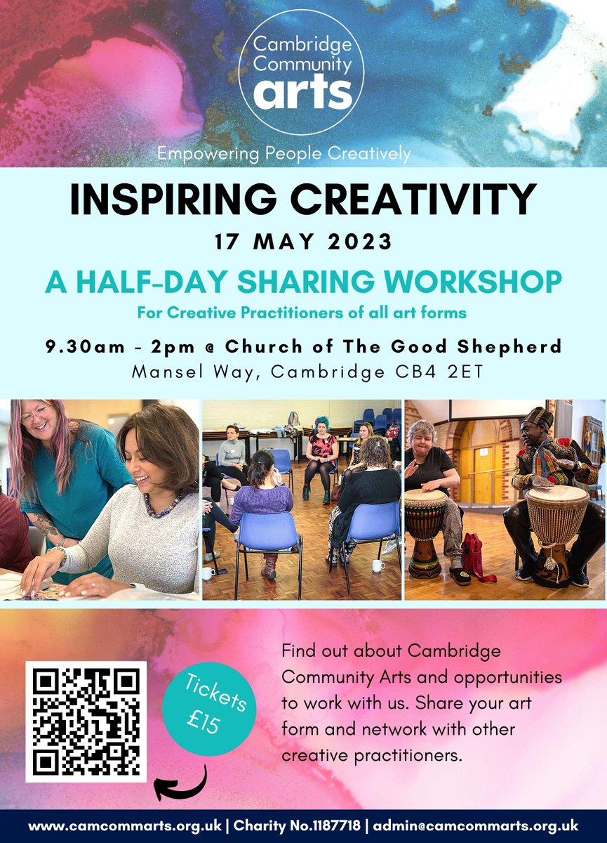 CambridgeCityCP's tweet photo. #CANEvents Inspiring Creativity @camcreate #CreativeFenland
An #inspiring and #fun #day for #Creative #Practitioners (#actors, #dancers, #directors, #painters, #photographers, #poets, #printers, #musicians, #producers, #sculptors, #writers etc.)
#arts
https://t.co/NyqwnWhOCw https://t.co/bq3gT9wa7g