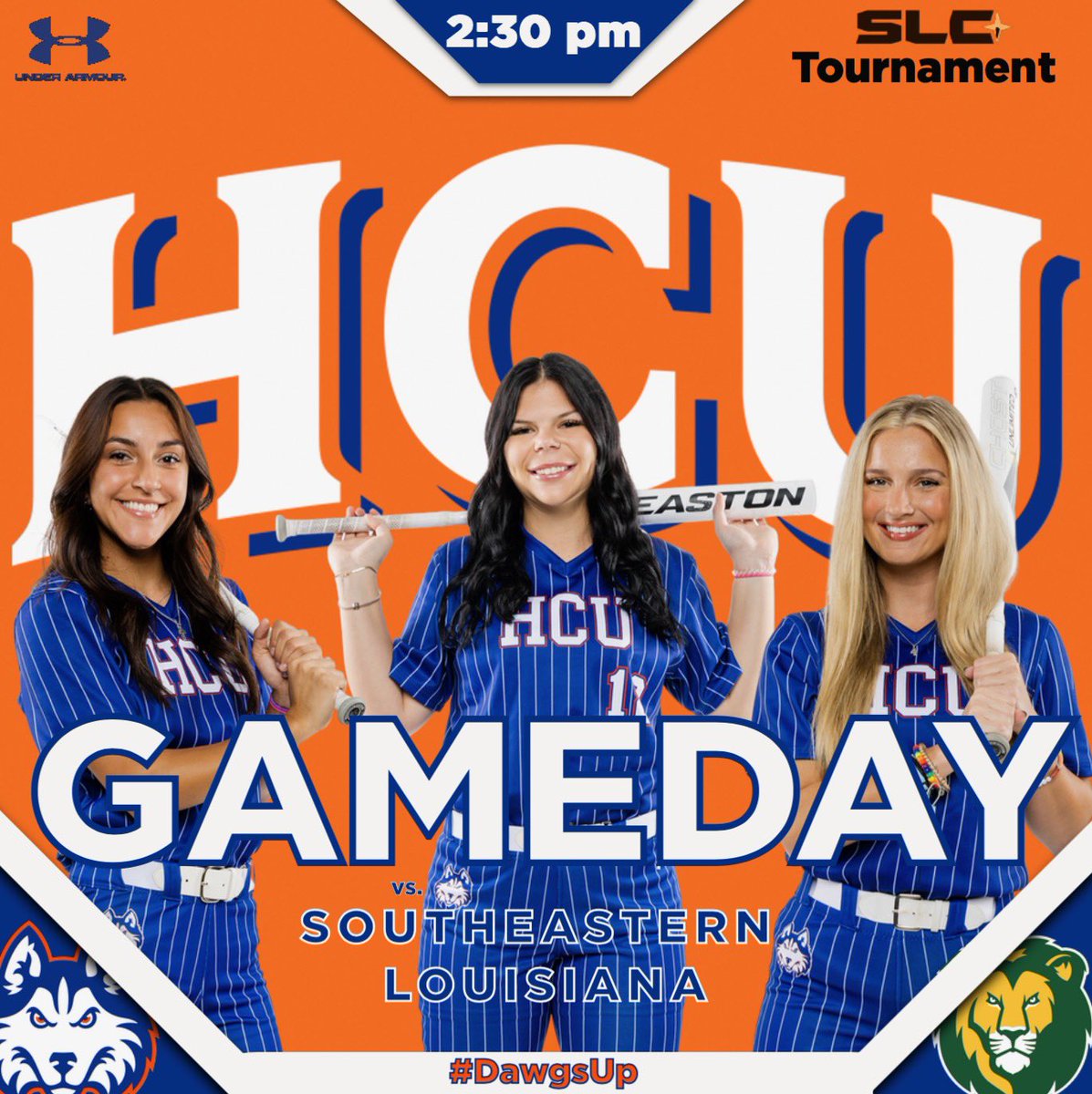 HCUAthletics's tweet image. 🥎 @HCUSoftball 𝙂𝘼𝙈𝙀𝘿𝘼𝙔 ‼️

𝙎𝙊𝙐𝙏𝙃𝙇𝘼𝙉𝘿 𝙏𝙊𝙐𝙍𝙉𝘼𝙈𝙀𝙉𝙏 

🆚 𝙎𝙤𝙪𝙩𝙝𝙚𝙖𝙨𝙩𝙚𝙧𝙣
📍 𝙇𝙖𝙠𝙚 𝘾𝙝𝙖𝙧𝙡𝙚𝙨, 𝙇𝘼
🏟️ 𝘾𝙤𝙬𝙜𝙞𝙧𝙡 𝘿𝙞𝙖𝙢𝙤𝙣𝙙
⏰ 2:30 𝙥𝙢

📈 𝙇𝙄𝙑𝙀 𝙎𝙏𝘼𝙏𝙎 ⬇️ 
bit.ly/44JmPNV

📺 𝙀𝙎𝙋𝙉+ ⬇️ 
es.pn/3pnalLW