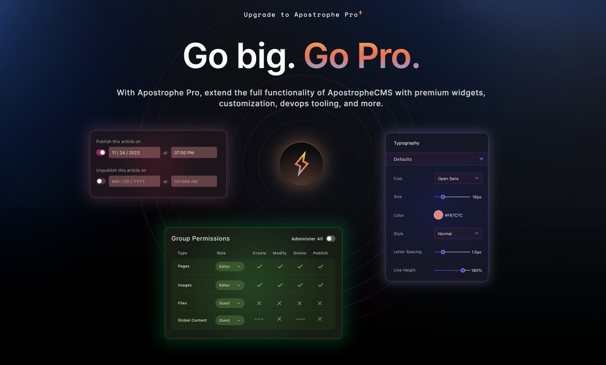 ApostropheCMS tweet media