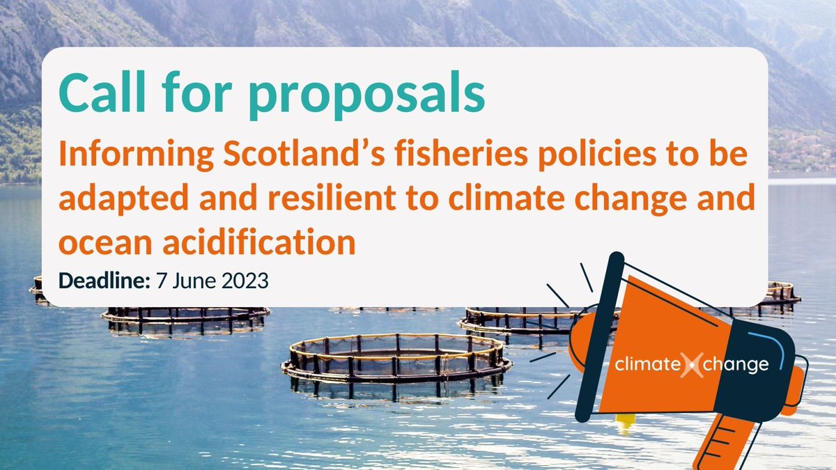 You have one week left to submit your proposal for research to inform how climate change adaptation could be incorporated into fisheries policies going forward. ➡️ Check our call: is.gd/eL1gZE #fisheries @annemarteb