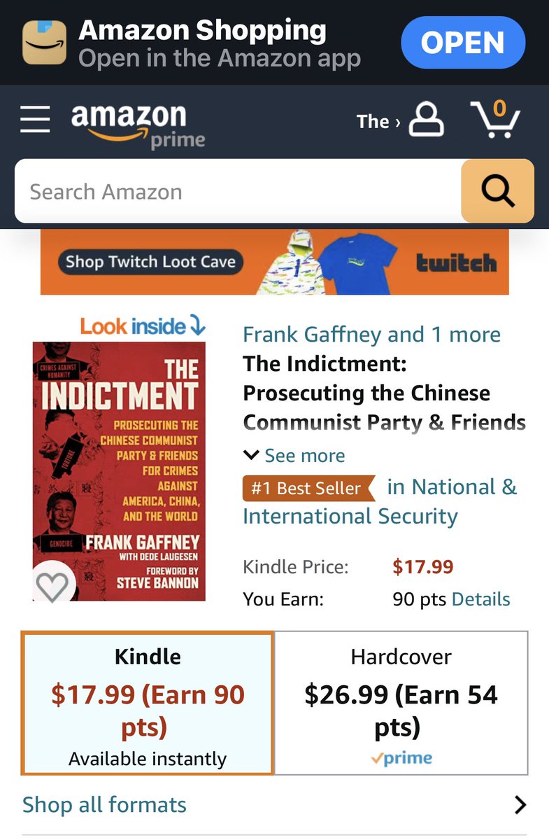 Committee on the Present Danger: China tweet media