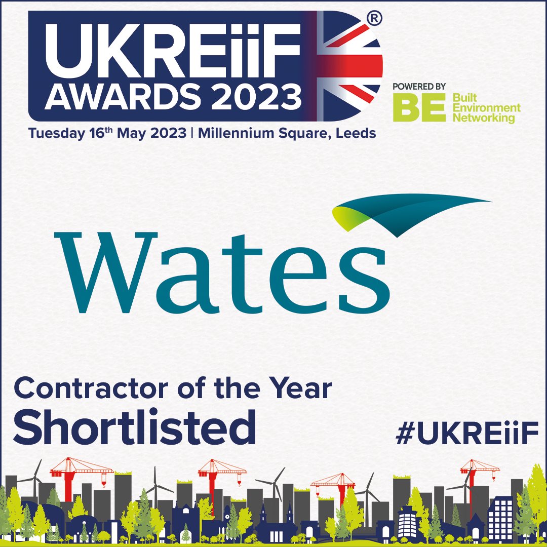 We’re proud to be #shortlisted for the Contractor of the Year #award at the #UKREiiF Annual Event 2023. We're looking forward to attending the event and awards festival on 16 May and good luck to all the finalists. eu1.hubs.ly/H03JX5q0