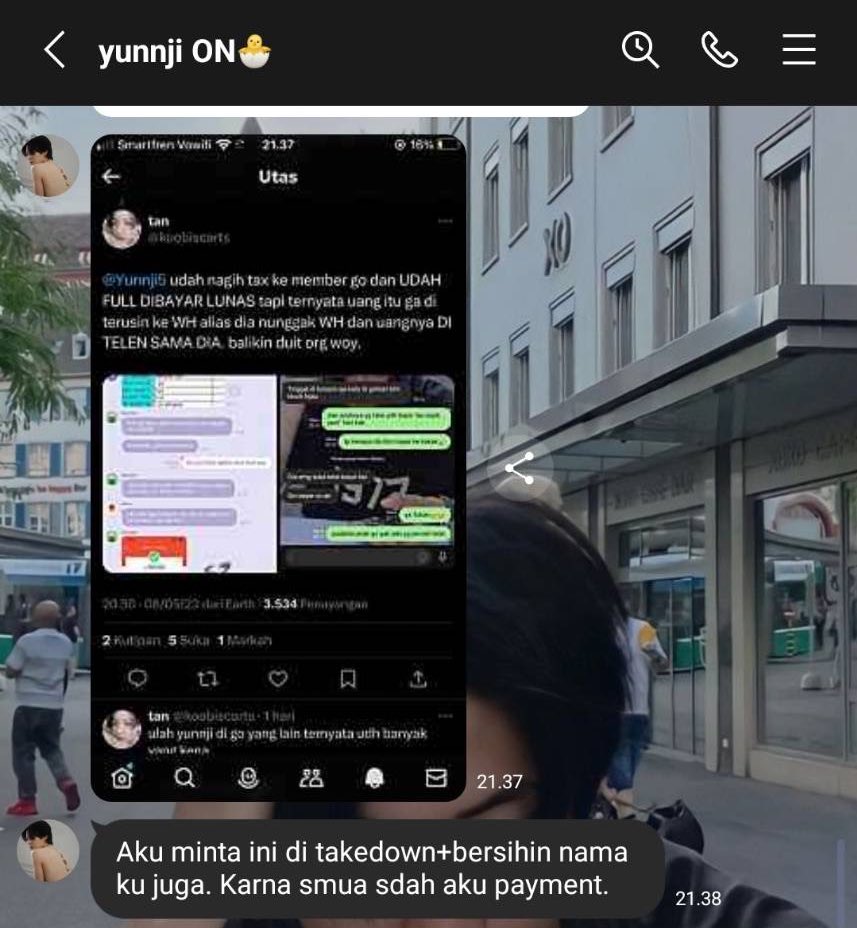 yourhopeadmirer's tweet photo. Yaampun gatau malu anak ini 🤦‍♀️
Minta maaf aja ngga sama sekali, muncul di GO aja ngga lah kok minta pembersihan nama 🤦‍♀️ https://t.co/bm41DtZCI0