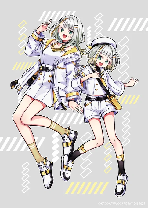 「A.I.VOICE 紡乃世詞音&紡乃世詞音(蕾)」キャラクターデザイン、パッケージイラストを担当させていただきました!よろしくお願いします〜っ #紡乃世詞音 #AIVOICE