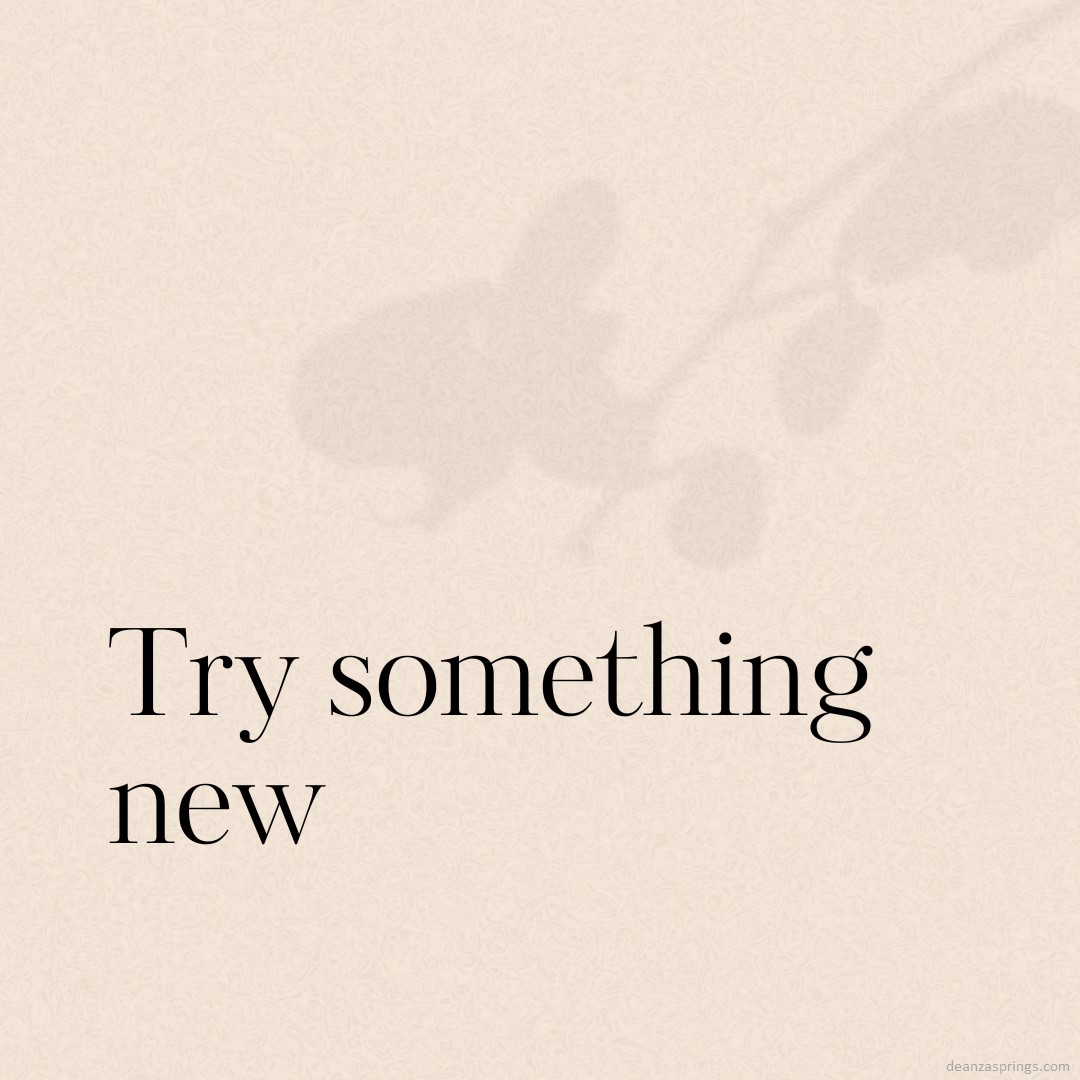 deanza_springs's tweet image. Ready to break out of your routine and try something new? Step out of your comfort zone and give it a shot—you might be surprised by what you discover! #breaktheroutine #daretobedifferent rb.gy/6zlx6