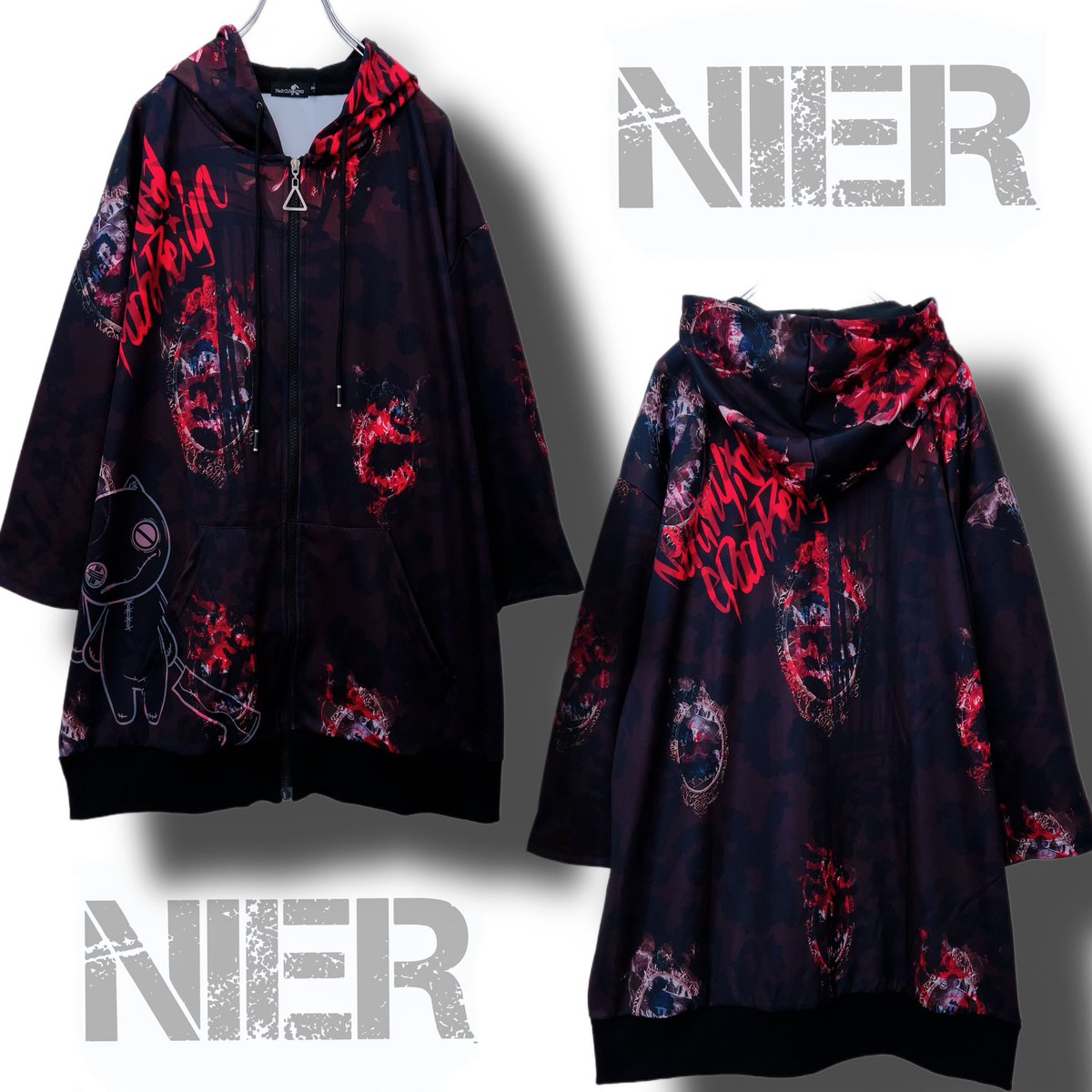 NieR_tokyo's tweet photo. 🎁本日〆切プレゼント企画🎁

当店オリジナル"MIRROR ZIP OUTER"を

🎁3名様にプレゼント🎁

ユニセックスアイテムです🐰

◼応募方法
フォロー(@NieR_tokyo) &amp; RT
◼締切〆  本日24時

※鍵垢の方も対象内です。

※こちらは〆切後販売予定の商品になります。

是非ご参加ください🙇‍♂️🙇‍♀️ https://t.co/lhbkb5x6iz