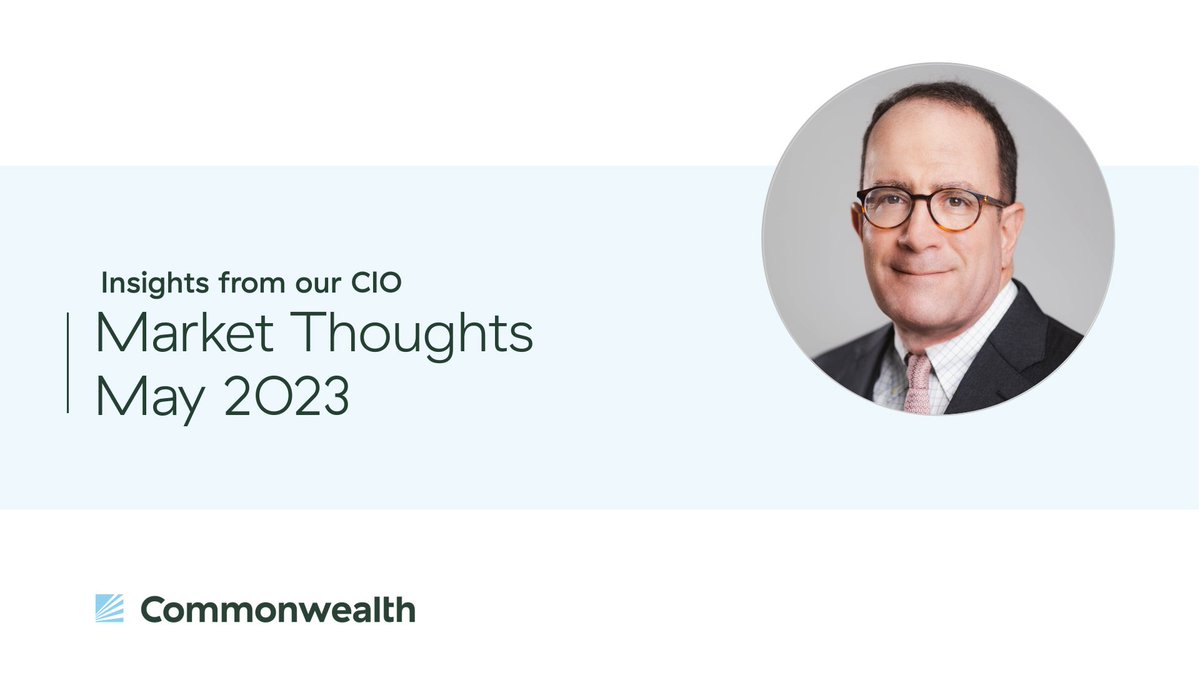 Mrcomstock1's tweet photo. Financial markets had a strong March, but a mixed April. Are we still headed for a recession? Hear what Commonwealth CIO @BradMcMillanCFA thinks in his latest Market Thoughts video: https://t.co/66dLK4lQhR https://t.co/usKGbdTZcB