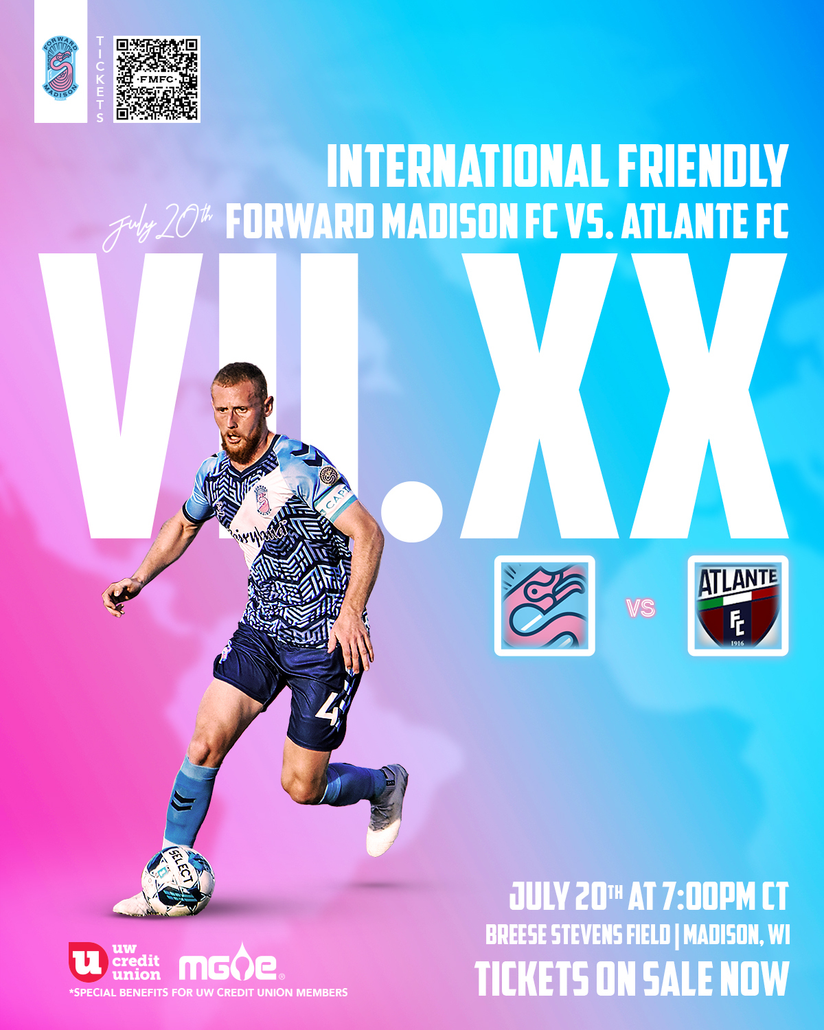 Forward Madison to host storied Mexican club Atlante in international  friendly July 20