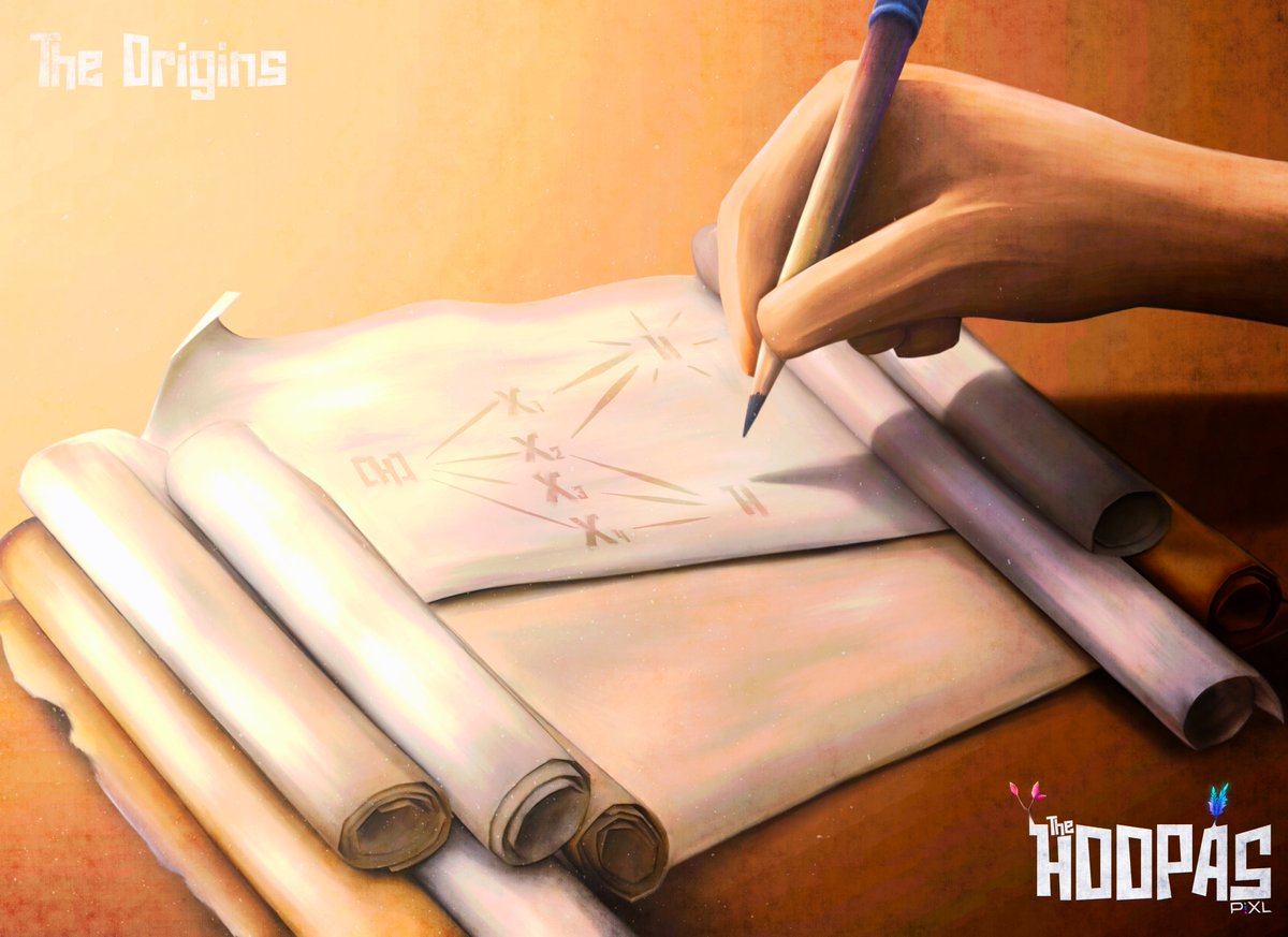 TheHoopasNFT's tweet photo. Even the forefathers of the Hoopas forged plans that excite. Inspired by past writings, the Hoopas will reveal in today's world... 🪶 https://t.co/rtmxn3712e