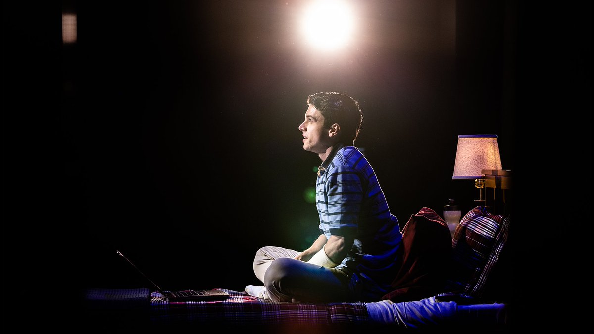 Today is going to be a good day, and here's why: DEAR EVAN HANSEN opens tonight at the Landmark Theatre. Purchase your tickets at the Landmark Box Office or bit.ly/DearEvanHansen… 🎟️ 📸: Evan Zimmerman for MurphyMade