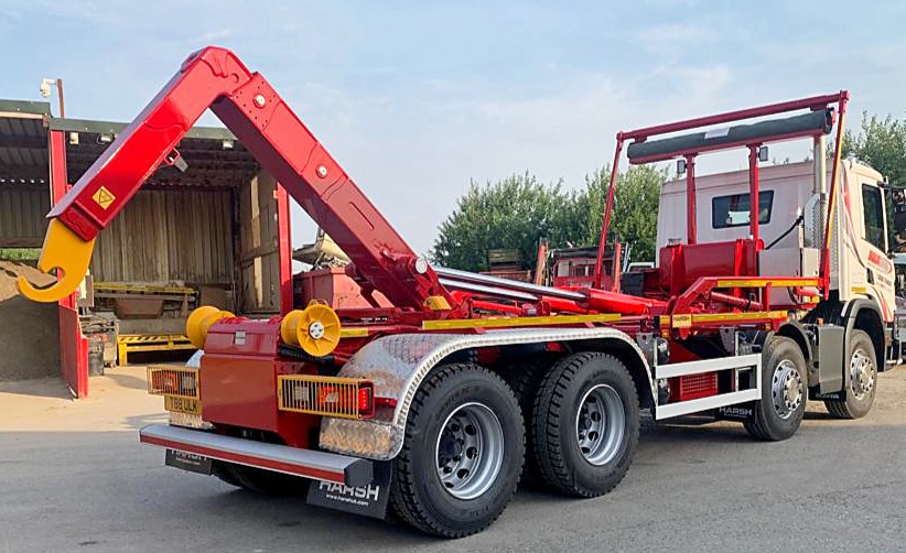 Hookloaders are the easiest way to load and unload containers. The harsh Hookloader has a lower centre of gravity for improved vehicle stability and safety.

#Harsh #Hookloader #Containers