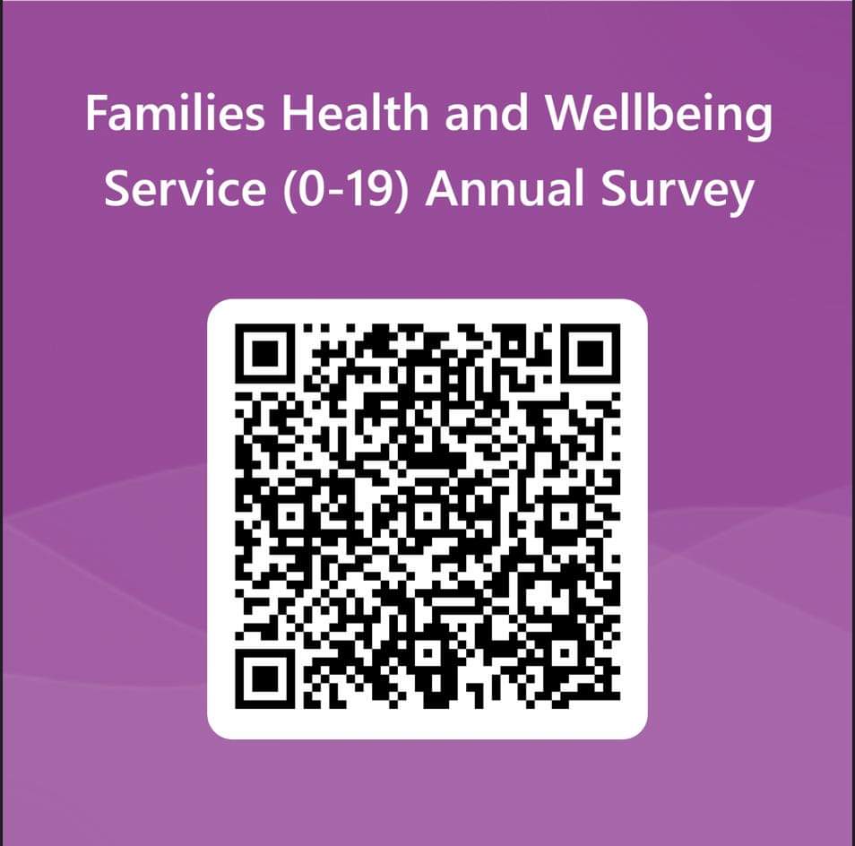 Have you used the Families Health & Wellbeing (0-19) service in the last year with your child or young person? If so and we'd love to hear about your experience. The survey takes about 4 minutes to complete: forms.microsoft.com/e/XfNzRhcwSH