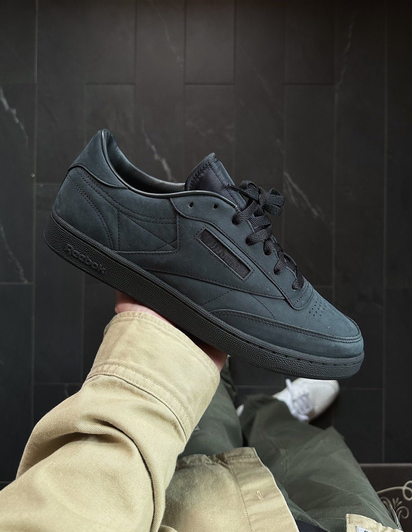 Modern Notoriety on X: JJJJound x Reebok Club C Core Black (2023)   / X