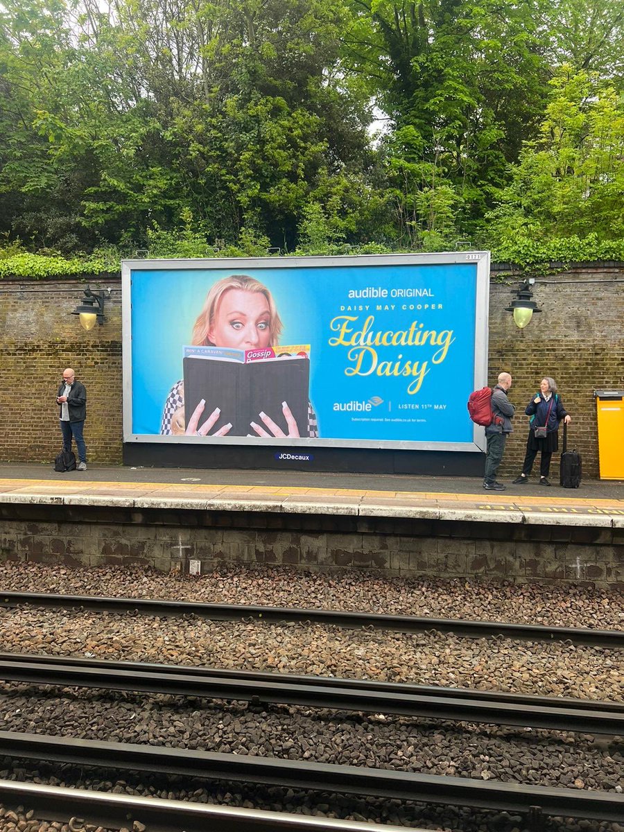 telltale_studio's tweet photo. Here she comes! #educatingdaisy #daisymaycooper #veryrude #books
#billboard https://t.co/i8rOenwCTC