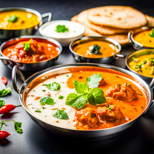 Mr_Munjal's tweet image. Series #AiChef &amp;amp; #indianfood 

Indian Curry - flavorful and aromatic dish that&apos;s as diverse as India&apos;s culture!🌶️ From butter chicken to chana masala, there&apos;s a curry for everyone&apos;s taste buds😋

👉 Shahi Kofta Curry
👉 Paneer Tikka Masala
👉 Dal Makhani
👉 Chana Masala

#SDXL