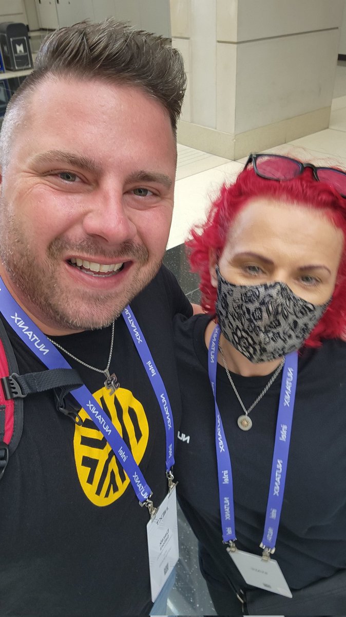 Shout out to this lady! She helped me last conference at HIMSS with the speaking AV setup and remembered it was my birthday today! <a href="/nutanix/">Nutanix Inc.</a> #NEXTconf