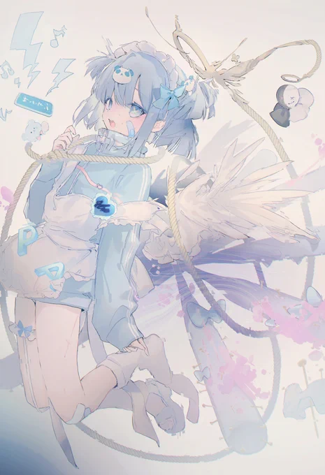 ジャージメイド天使 #メイドの日