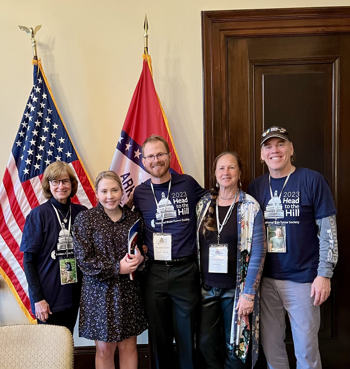 321ssg's tweet photo. We’re proud to join @NBTStweets as brain tumor advocates urging @SenTomCotton to support funding research & legislation to address the needs of the brain tumor community. #Head2Hill #BTSM #NBTSConnect #graymatters #stopthewait https://t.co/O2aEaijRtK