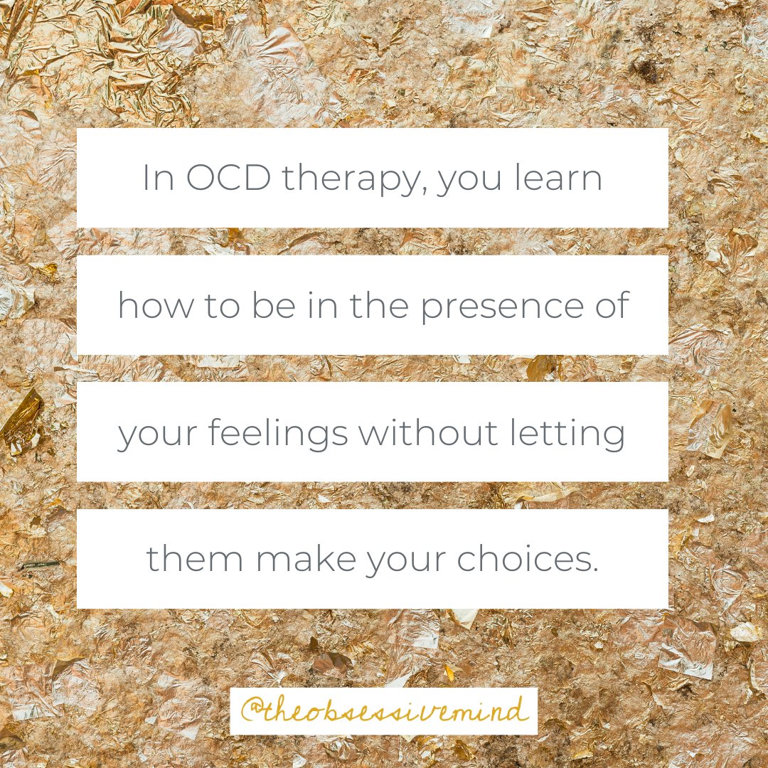 obsessive_mind's tweet photo. Thoughts aren't the problem. Feelings aren't the problem. Letting them be in charge of your decision making is the problem.
#ocdtherapy #ocdtherapist #ocdhelp #ocdsupport #livingwithocd #ocdtips #ocd #acceptanceandcommitmenttherapy #erp #exposureandresponseprevention https://t.co/EhHPQiB5sb