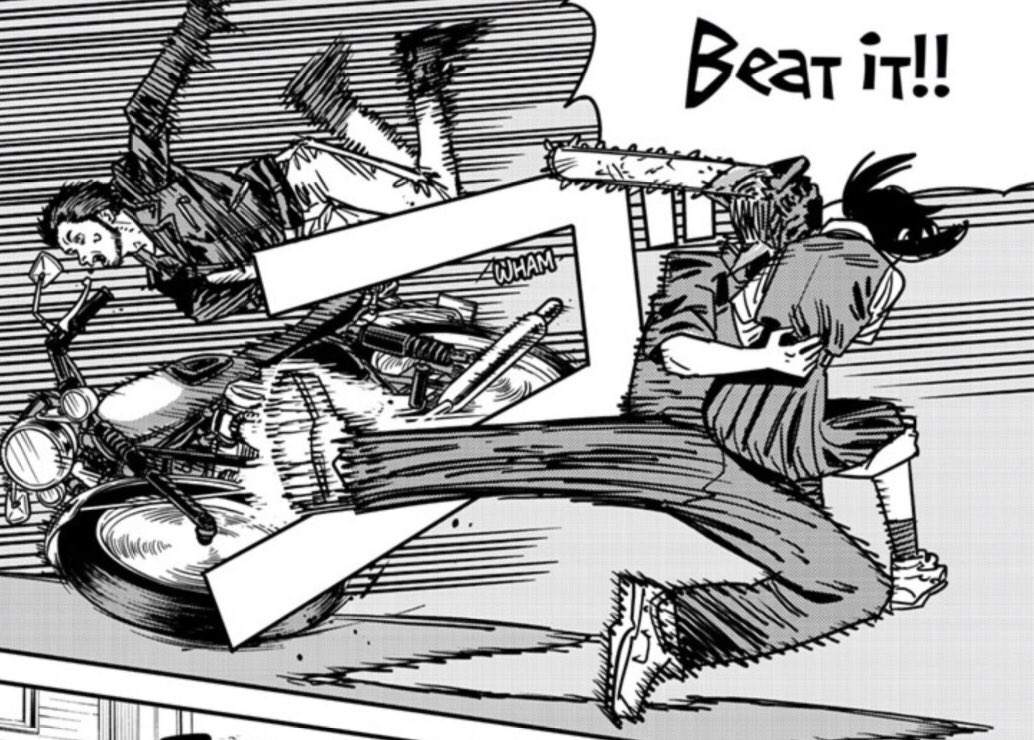 tanijrou's tweet photo. chainsaw man 129 

DENJI SAID FUCK MEN https://t.co/dxF9cRtayj