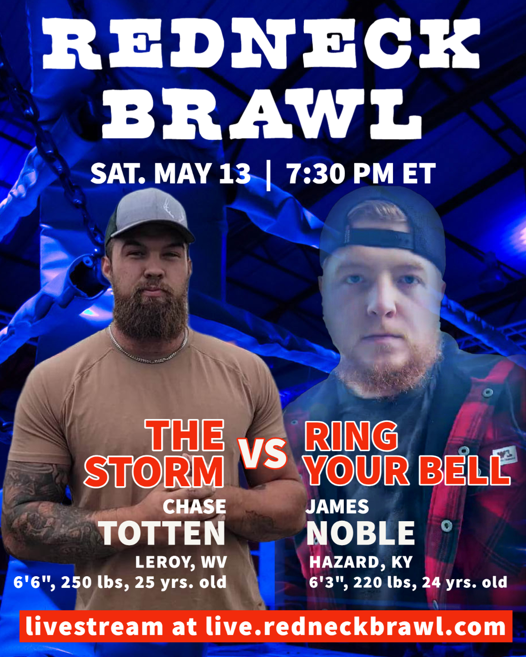 redneckbrawl on Twitter "THIS SATURDAY, May 13 at Welch, WV Armory