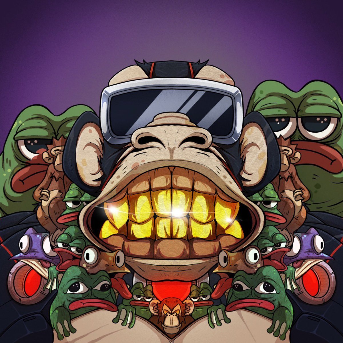 machibigbrother's tweet photo. It’s about to go down.
🦍 🦍 🦍 🐸 🐸 🐸 
Apes and frogs together strong.
$APEFI $PEPE https://t.co/6AKjmK4ycZ